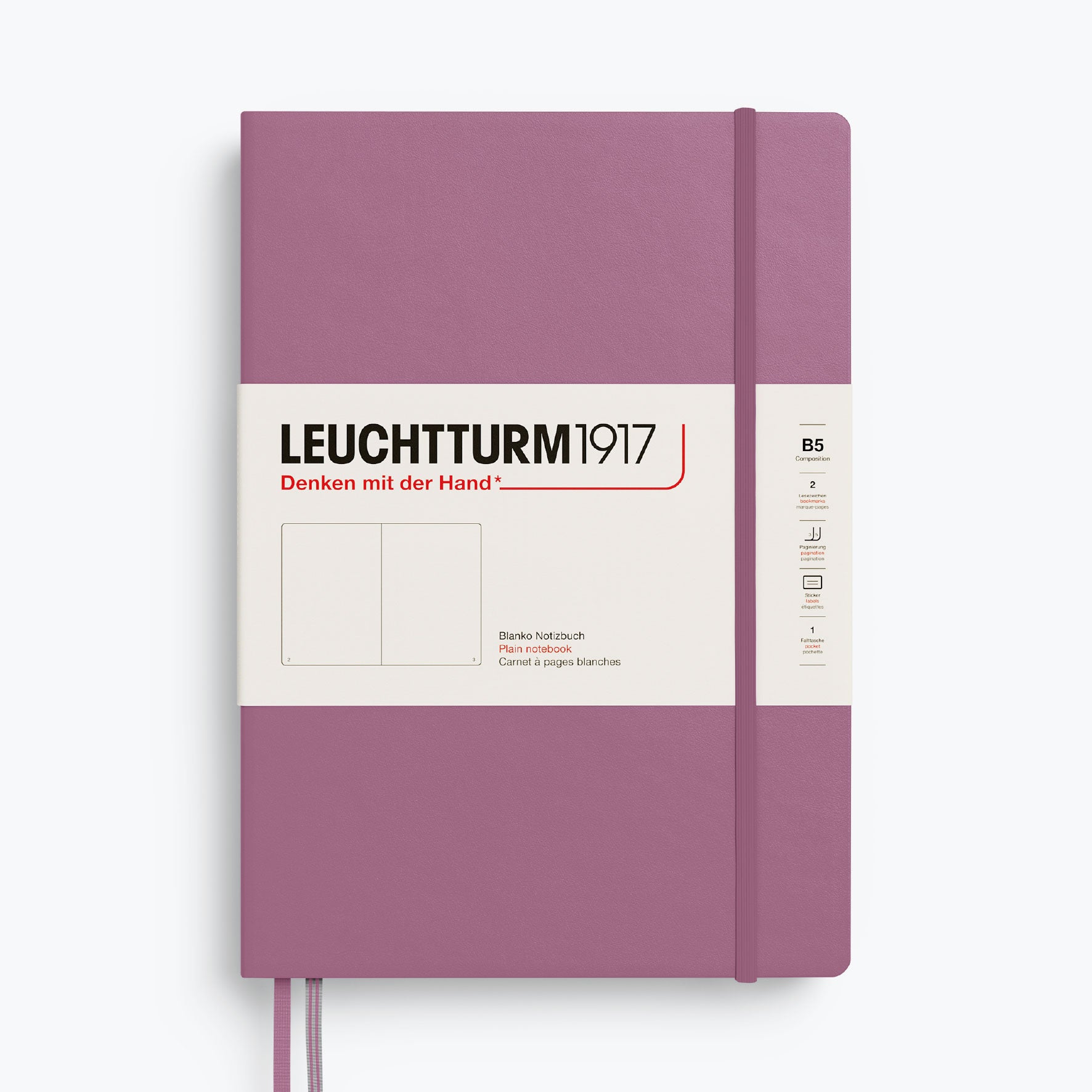 Leuchtturm1917 - Notebook - Hardcover - B5 - Dusty Rose