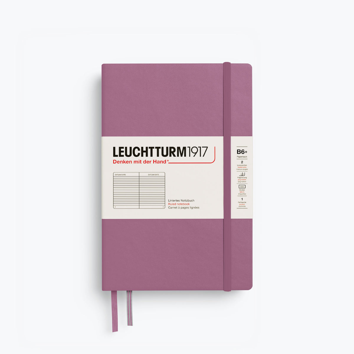 Leuchtturm1917 - Notebook - Hardcover - B6+ - Dusty Rose