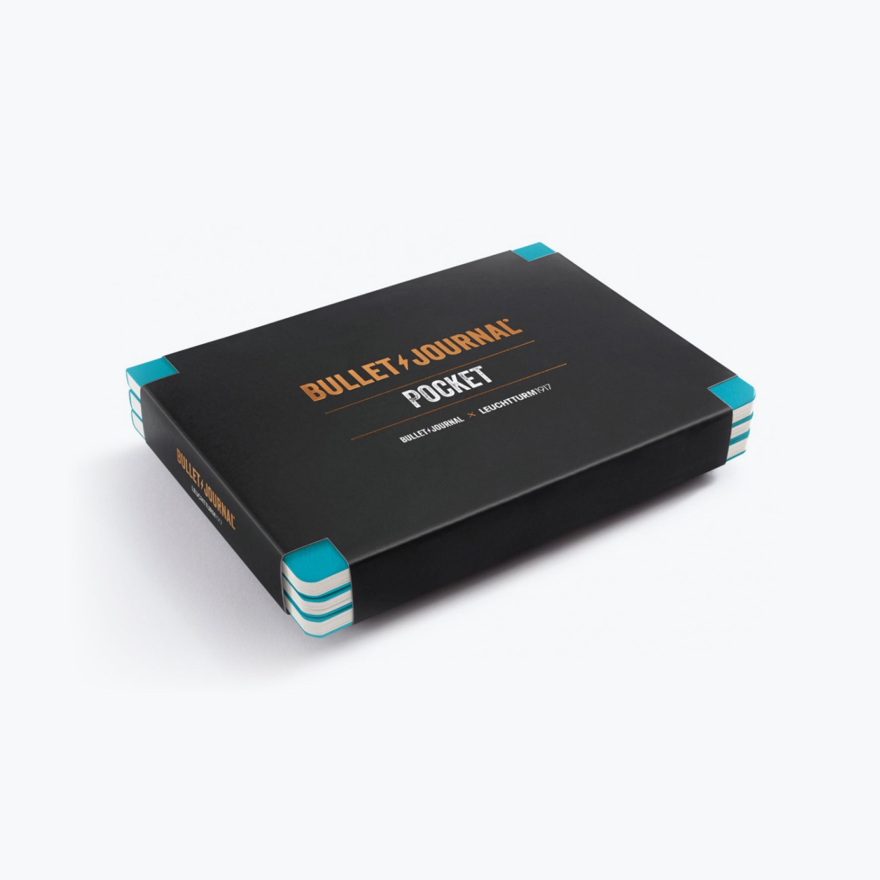 Leuchtturm1917 - Notebook - Bullet Journal - Pocket - Turquoise25 (Pack of 3)