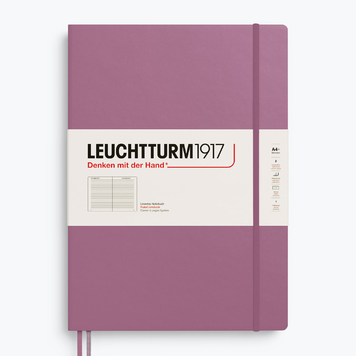 Leuchtturm1917 - Notebook - A4+ - Slim - Dusty Rose