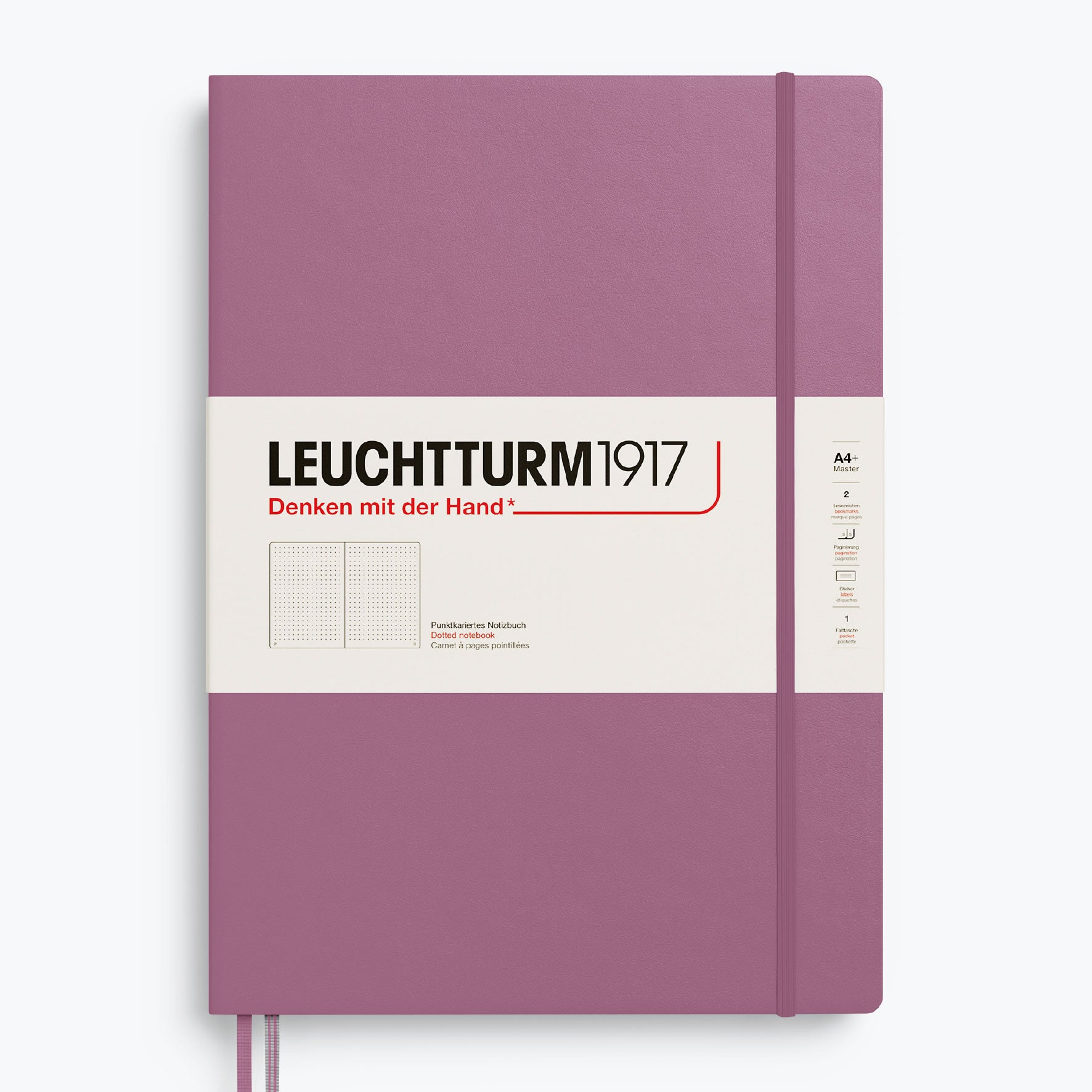 Leuchtturm1917 - Notebook - A4+ - Slim - Dusty Rose