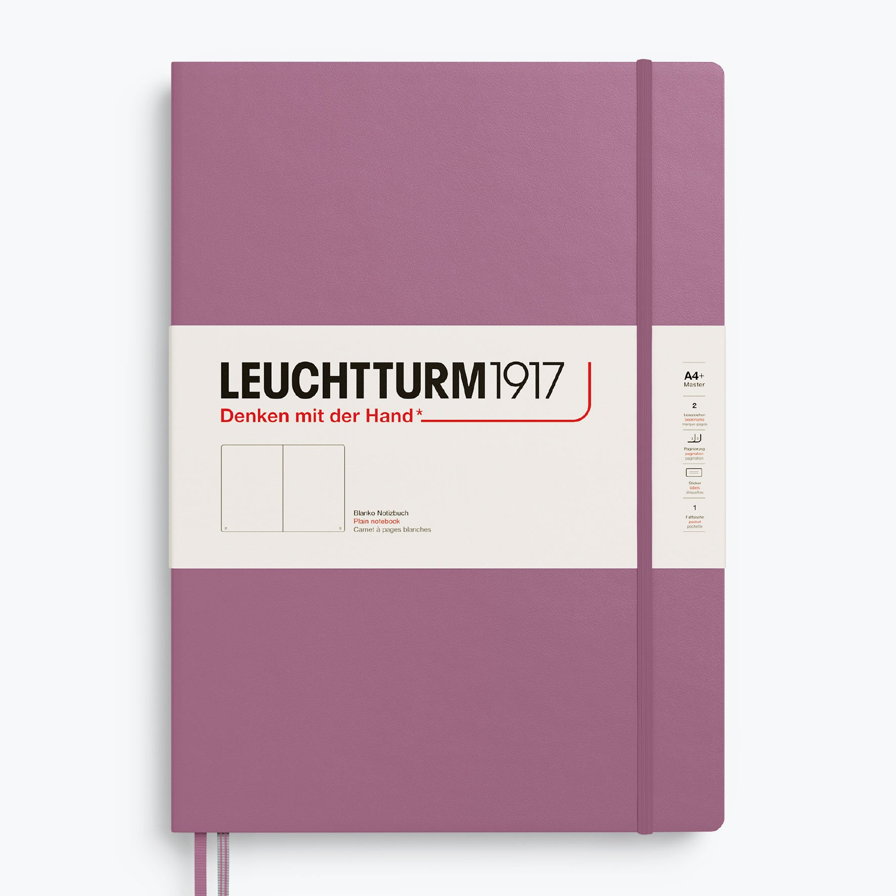 Leuchtturm1917 - Notebook - A4+ - Slim - Dusty Rose