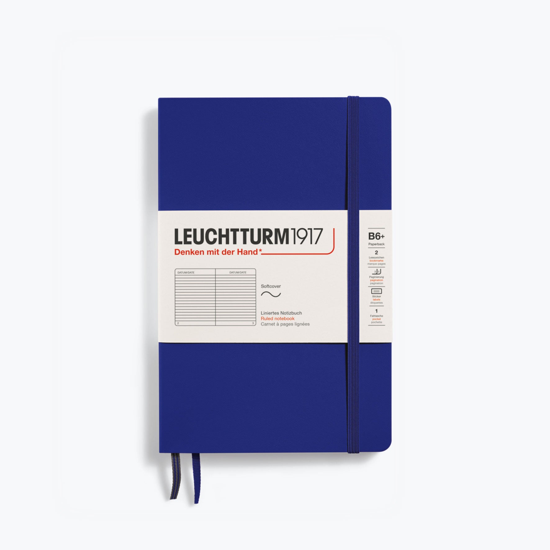 Leuchtturm1917 - Notebook - Softcover - B6+ - Ink