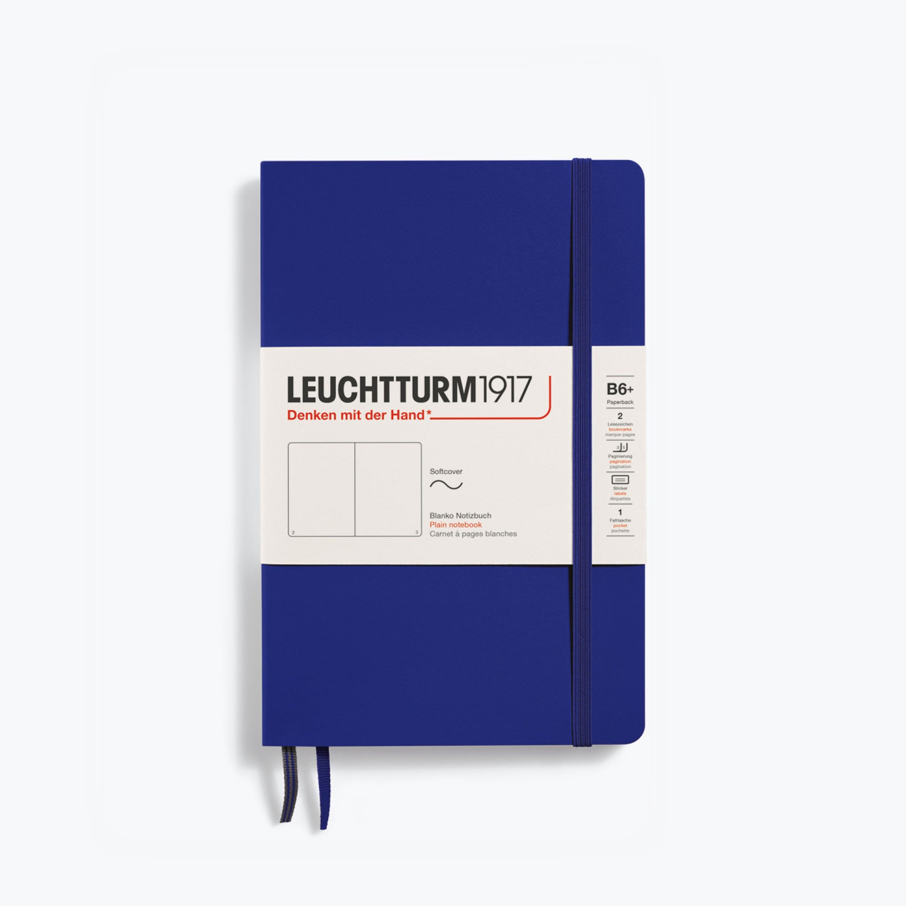 Leuchtturm1917 - Notebook - Softcover - B6+ - Ink