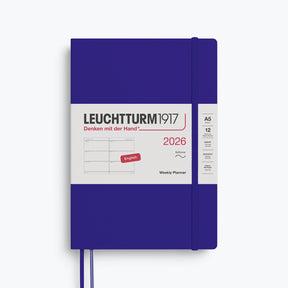 Leuchtturm1917 - 2026 Diary - Weekly Planner - A5 - Ink (Soft)
