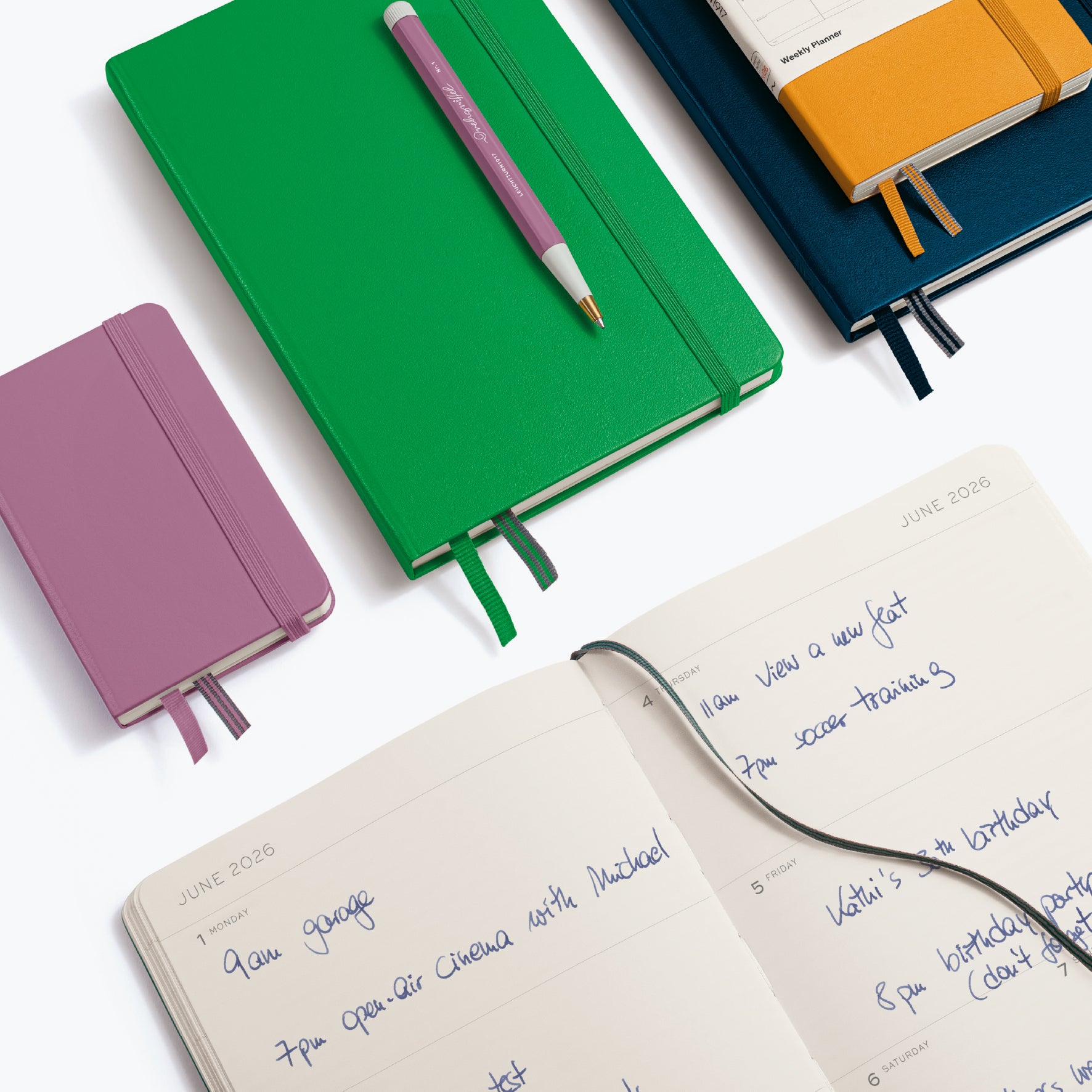 Leuchtturm1917 - 2026 Diary - Weekly Planner - A5 - Black (Soft)