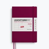 Leuchtturm1917 - 2026 Diary - Weekly Planner - A5 - Port Red (Soft)