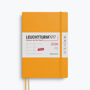 Leuchtturm1917 - 2026 Diary - Weekly Planner - A5 - Rising Sun (Soft)