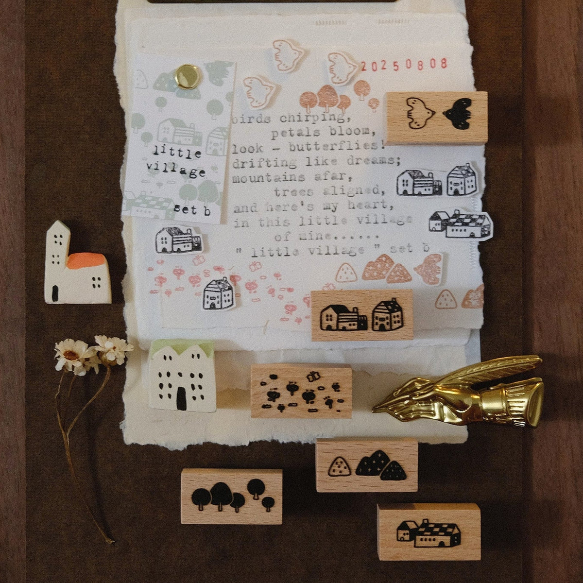 Eileen Tai - Stamp Set - Little Village (B)