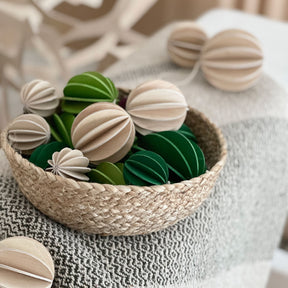 Lovi - Ornament - Baubles - 8cm - Light Green (Pack of 3)