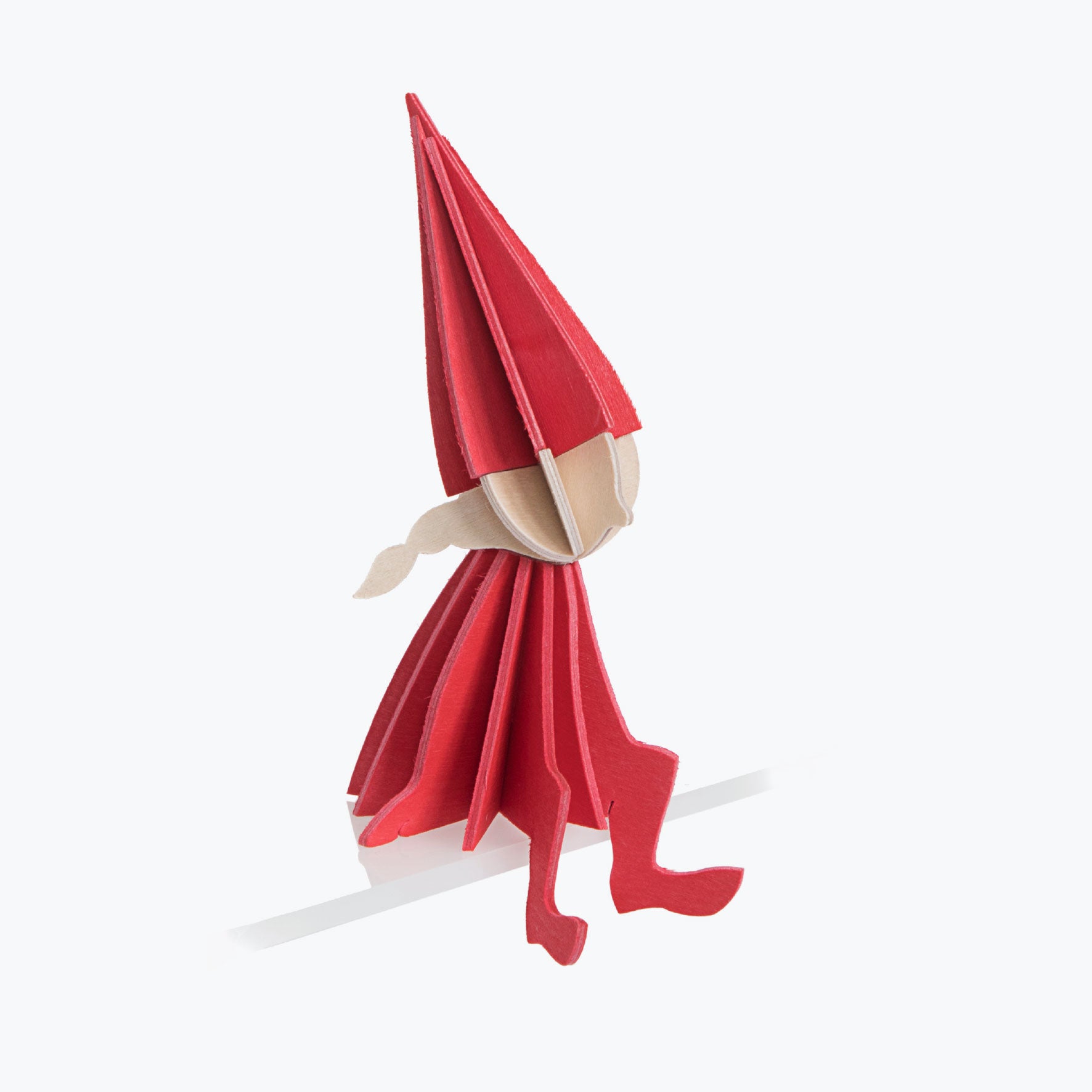 Lovi - Ornament - Elf Girl - 16cm - Bright Red