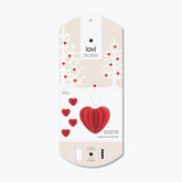 Lovi - Ornament - Heart (Pillow Box) - 6.8cm - Bright Red (Pack of 4)