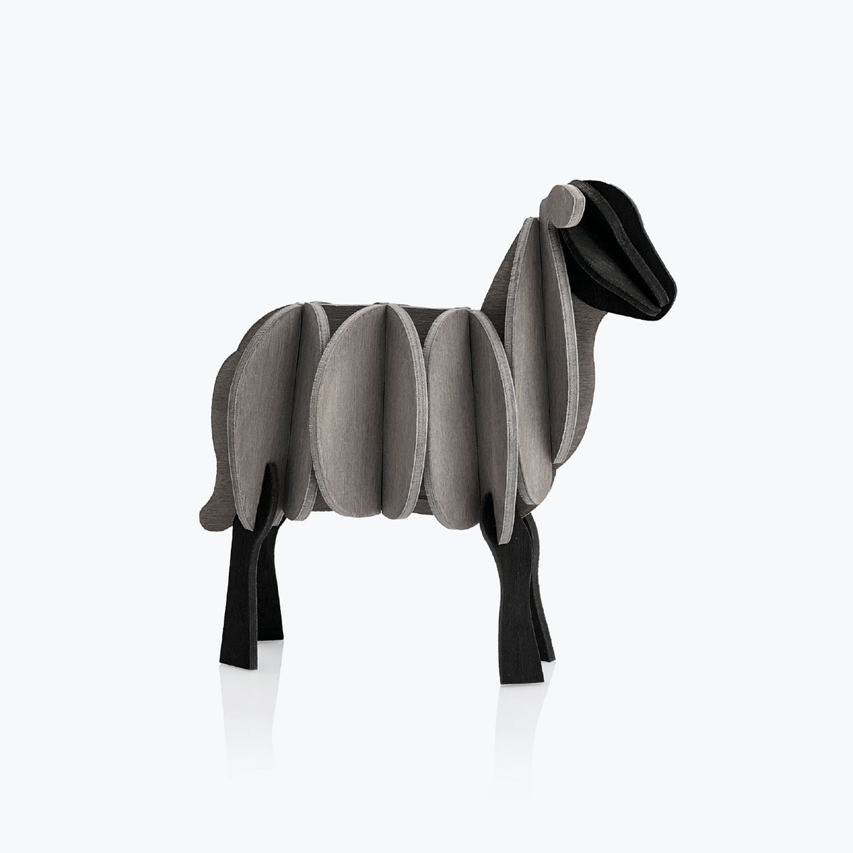 Lovi - Ornament - Lamb - 14cm - Grey Mix