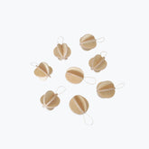 Lovi - Ornament - Minibaubles - 1.7cm - Natural (Pack of 8)
