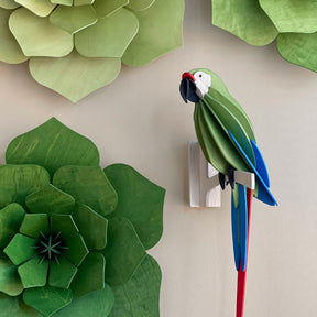 Lovi - Ornament - Parrot - 34cm - Great Green Macaw