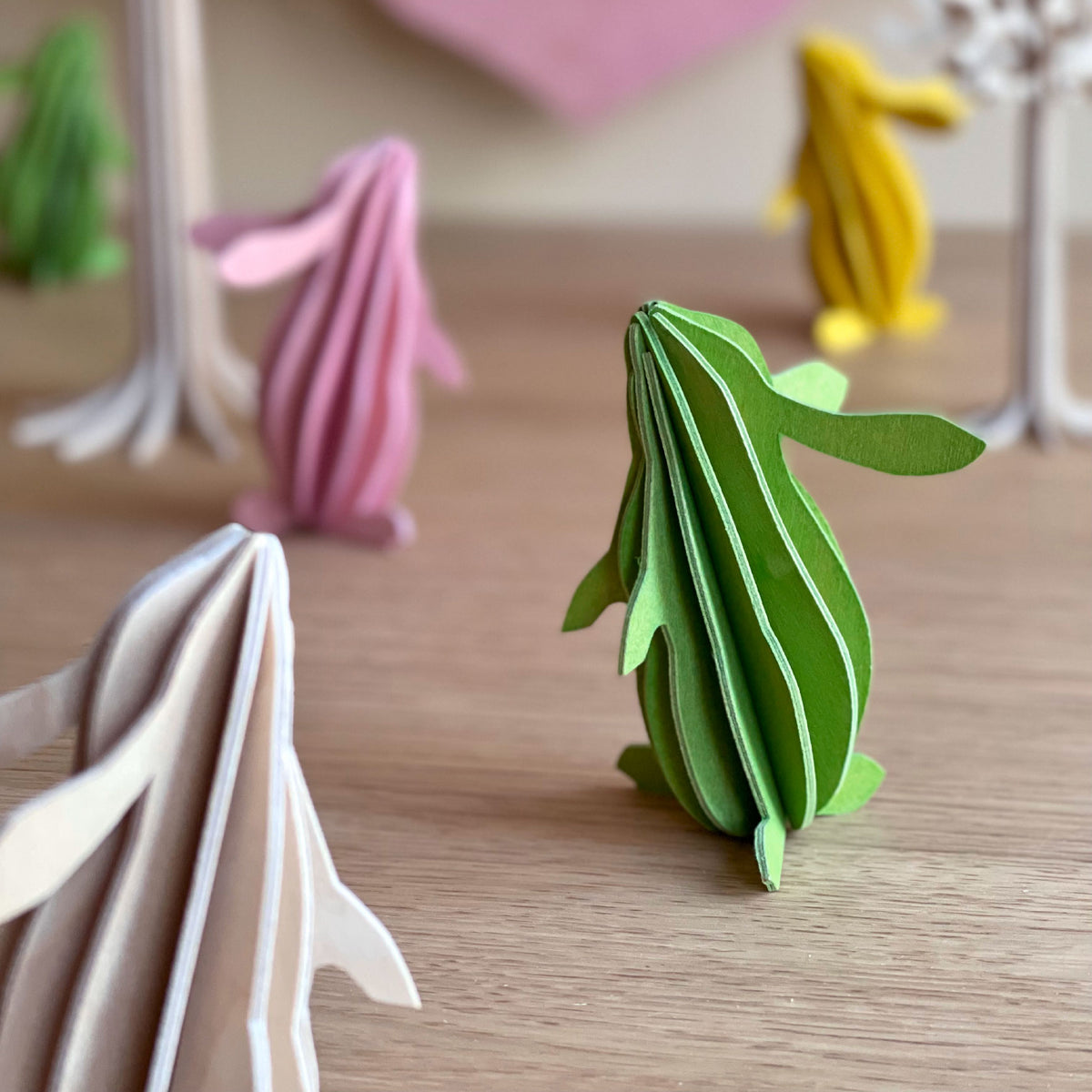 Lovi - Ornament - Rabbit - 9cm - Light Green