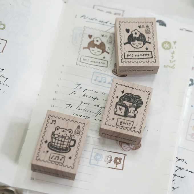 Black Milk Project - Stamp - This Moment (Teddy Cup Postal Stamp)