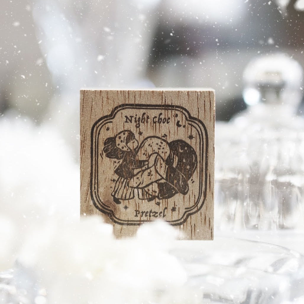 Black Milk Project - Stamp - Notes In The Night - Night Choc Pretzel