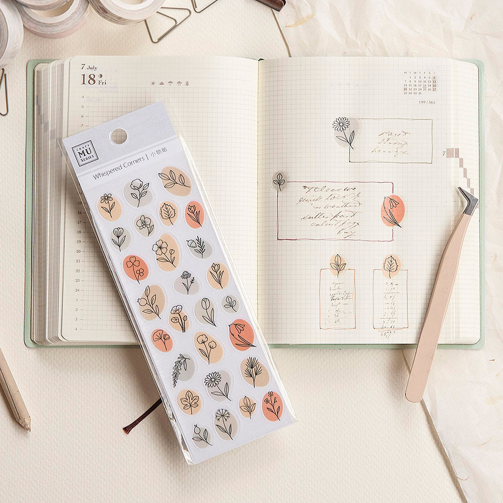 MU Lifestyle - Planner Sticker - Whispered Corners - #02