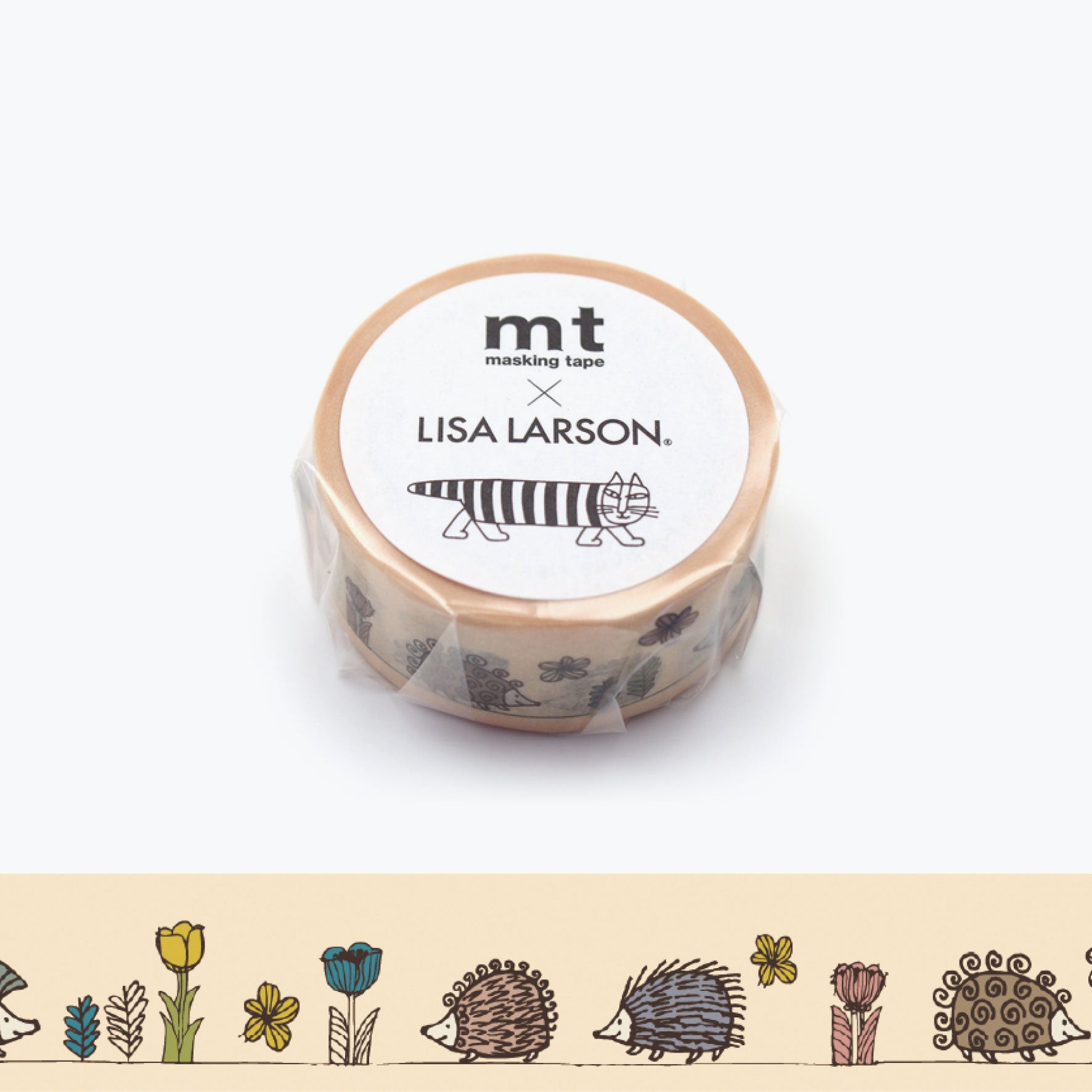MT Masking Tape - Washi Tape - Lisa Larson - Hedgehog Garden