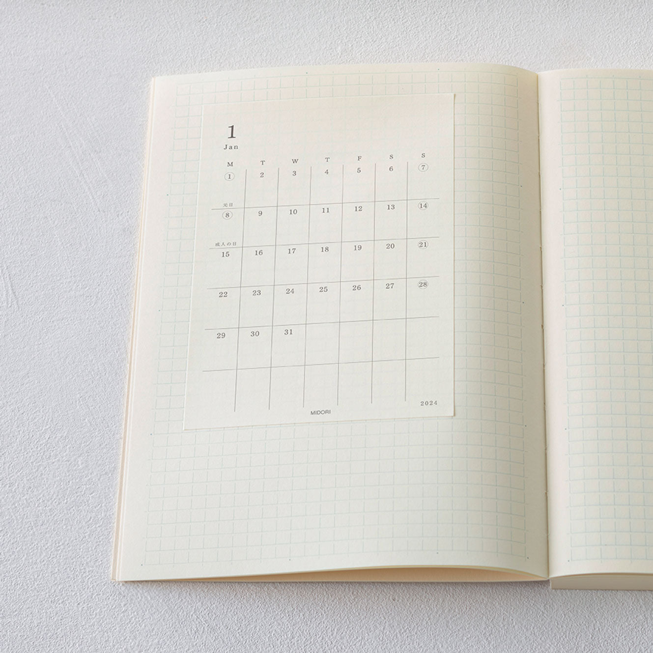 Midori - 2024 Diary - MD Diary Sticker [S]