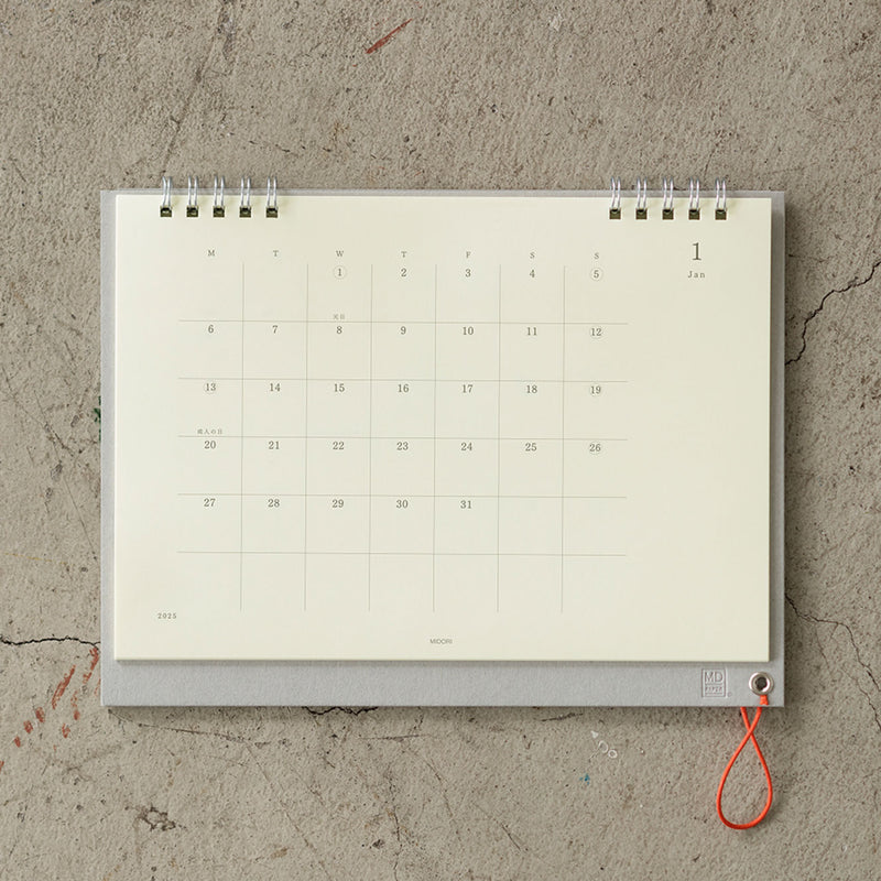 2025 Diaries, Planners & Calendars Australia Midori Desk Calendar 2025