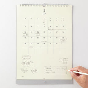 Midori - 2026 Calendar - MD Wall