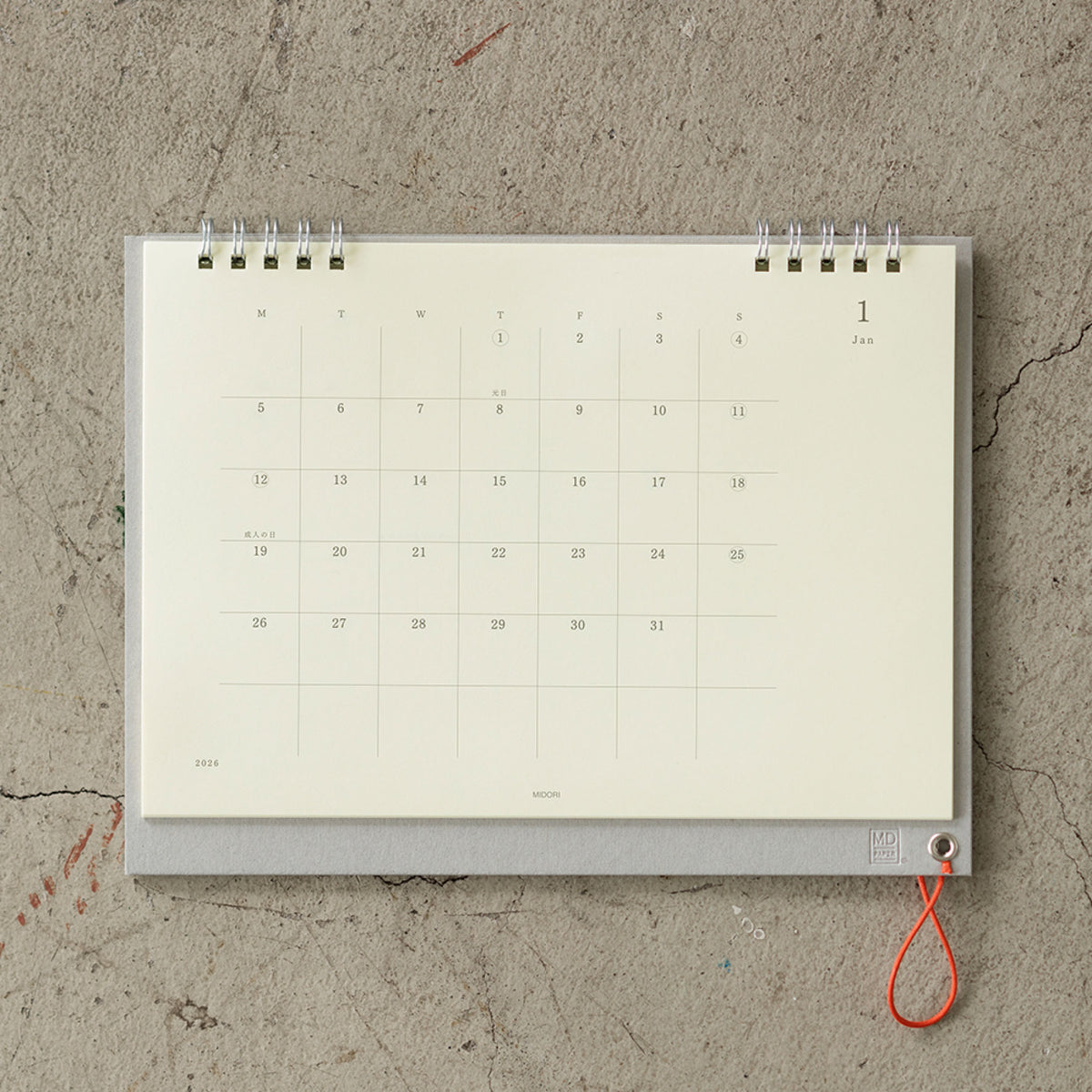 Midori - 2026 Calendar - MD Single