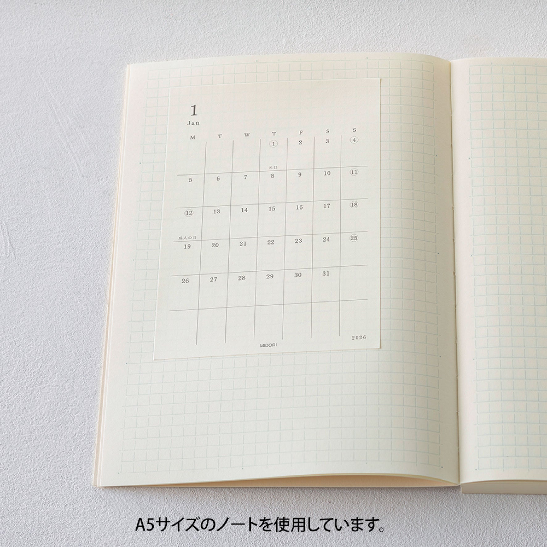 Midori - 2026 Diary - MD Diary Sticker [S]