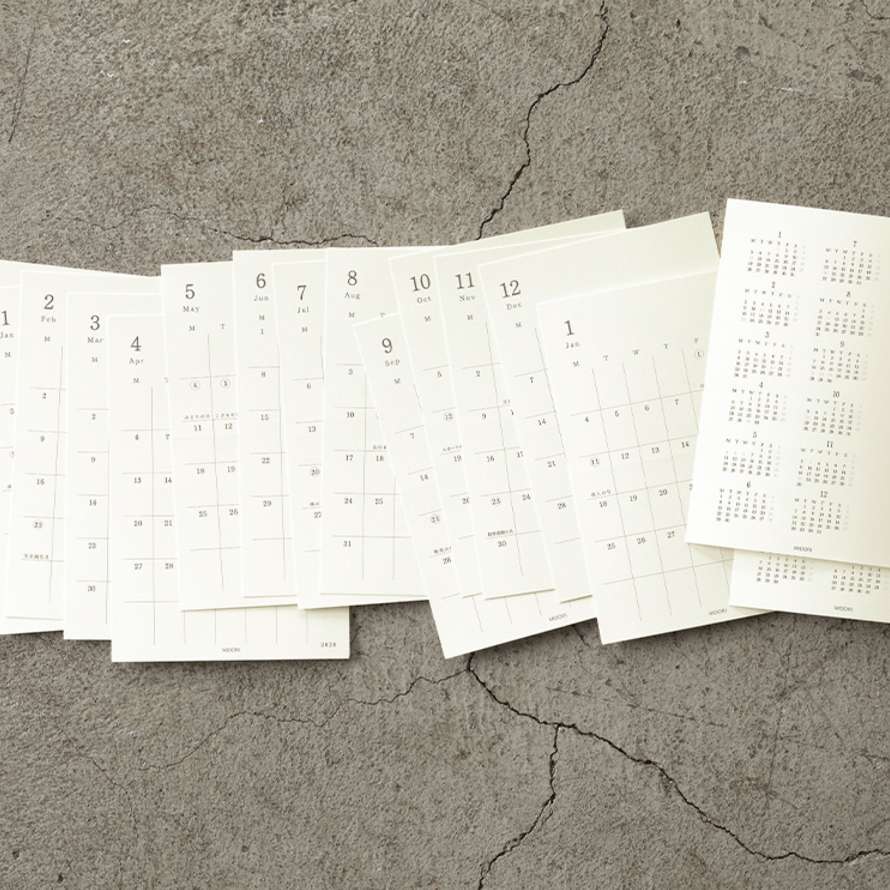 Midori - 2026 Diary - MD Diary Sticker [S]