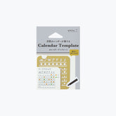 Midori brass calendar template in size S