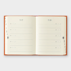 Midori - Daily Journal - Mini - 5 Years - Red