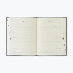 Midori - Daily Journal - Mini - 3 Years - Blue-Purple