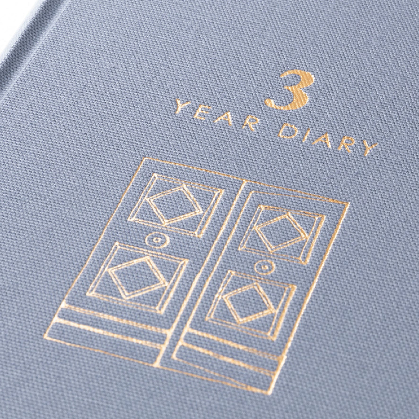 Midori - Daily Journal - Mini - 3 Years - Blue-Purple