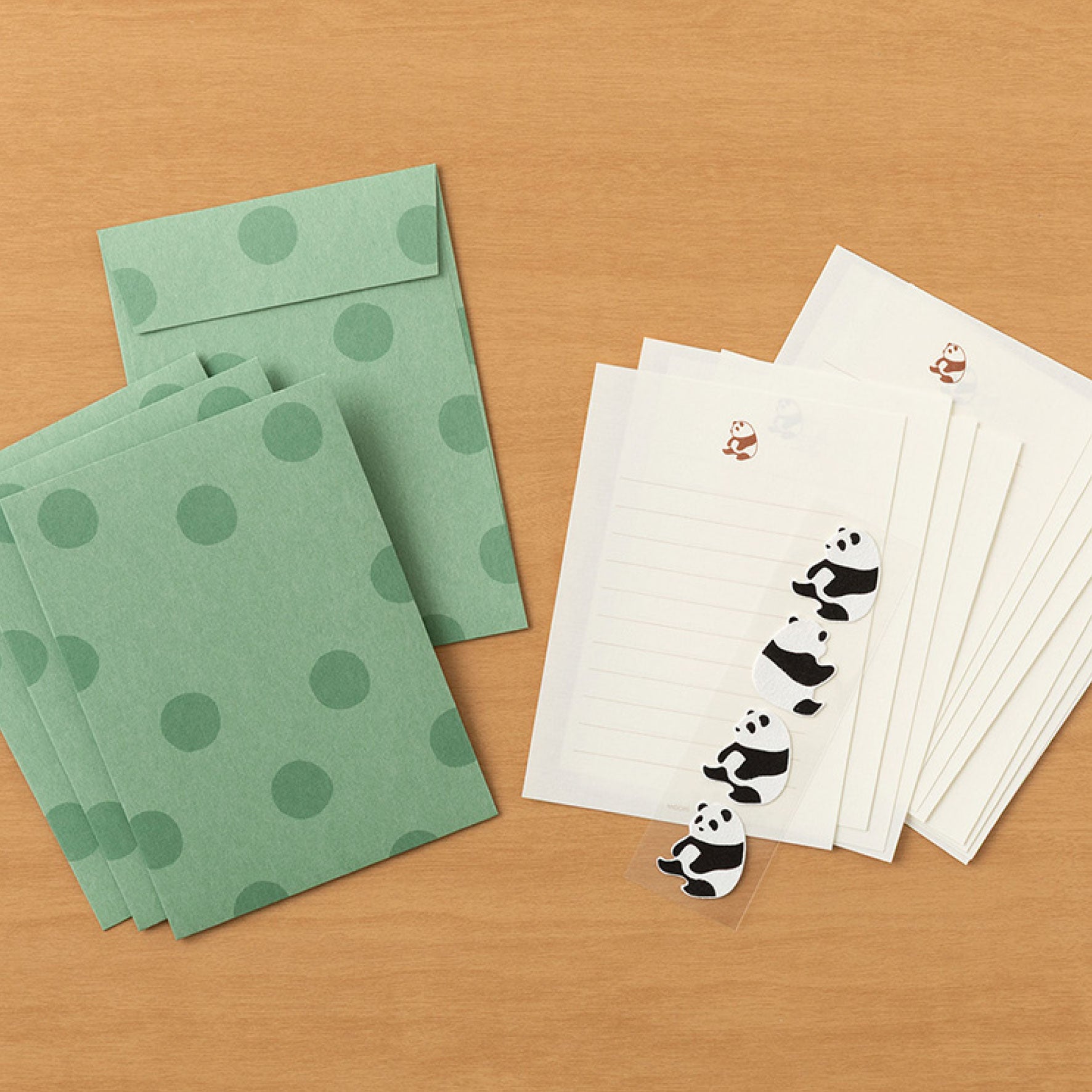 Midori - Letter Set - Animals - Panda