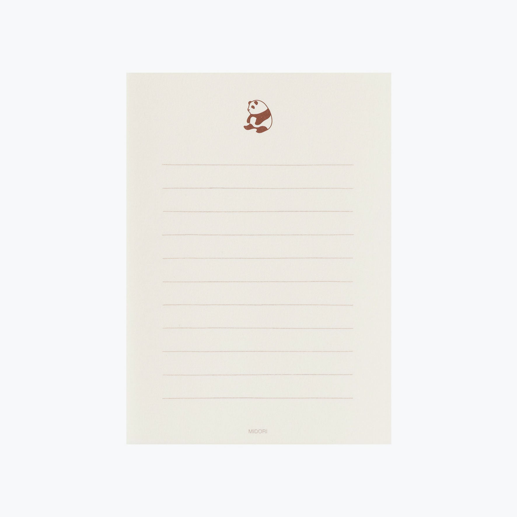 Midori - Letter Set - Animals - Panda