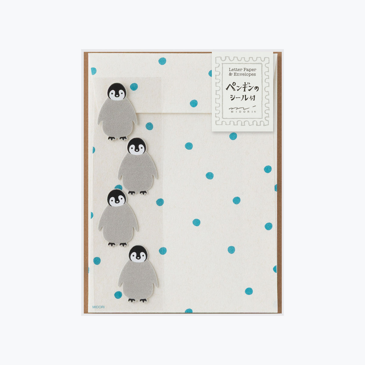 Midori - Letter Set - Animals - Penguin