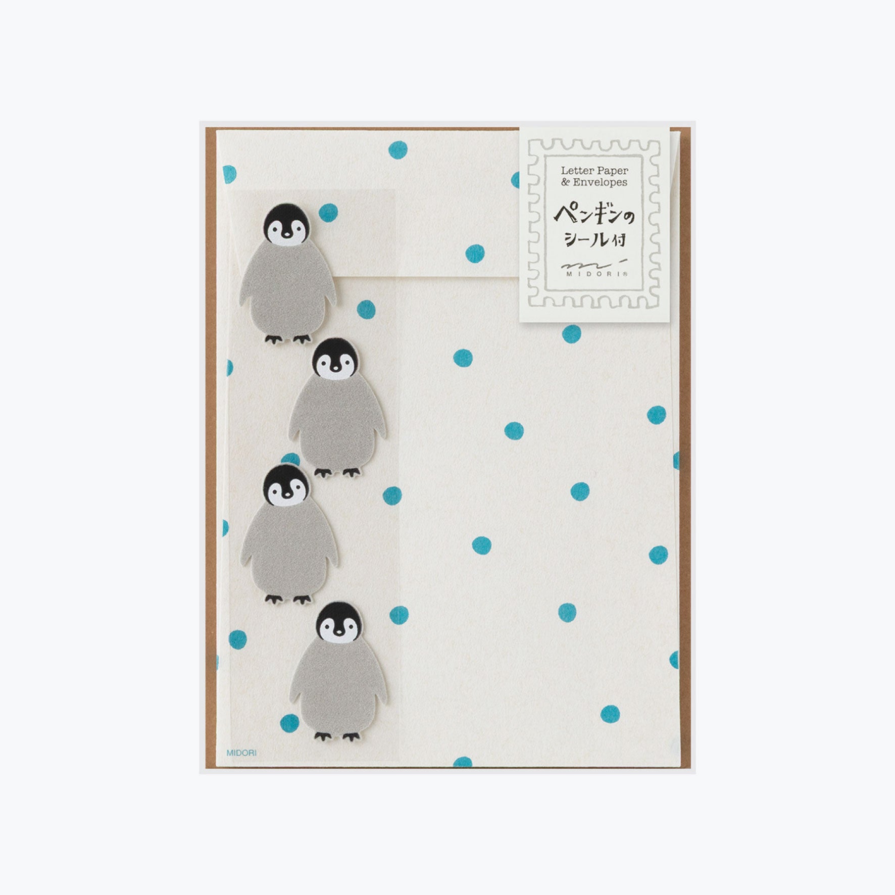 Midori - Letter Set - Animals - Penguin