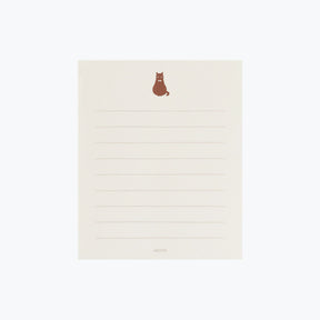 Midori - Letter Set - Animals (Mini) - Black Cat