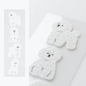 Midori - Letter Set - Animals (Mini) - Bichon Frisé