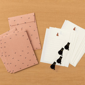 Midori - Letter Set - Animals - Black Cat
