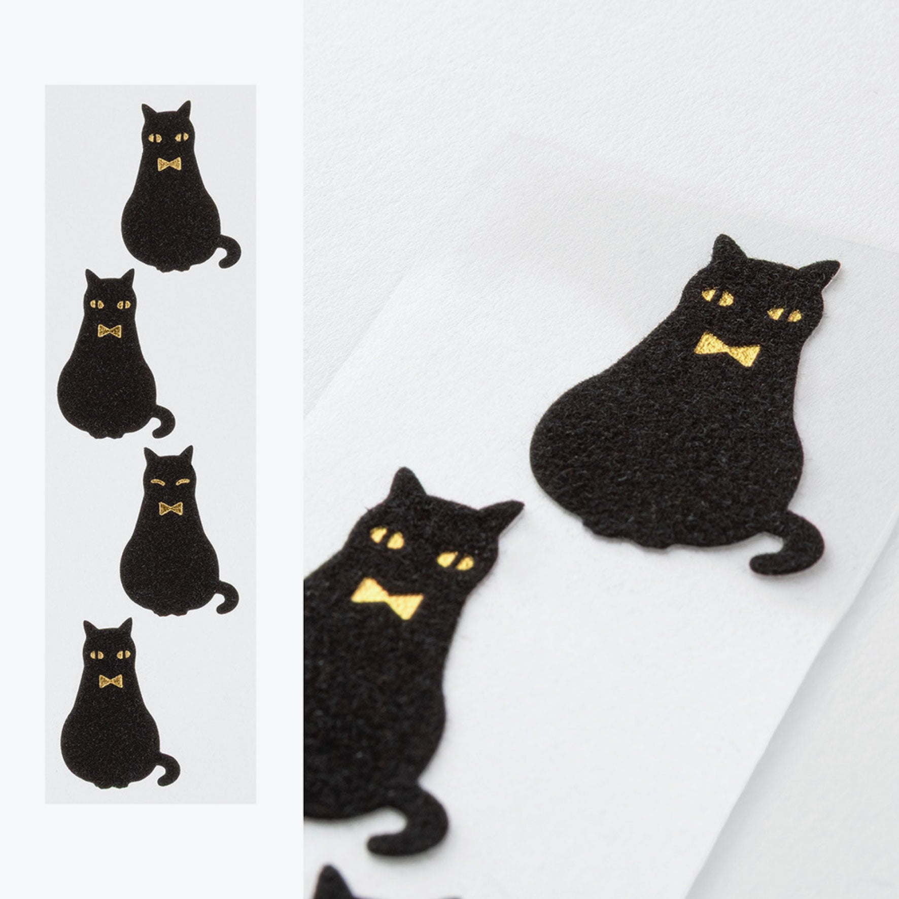 Midori - Letter Set - Animals - Black Cat