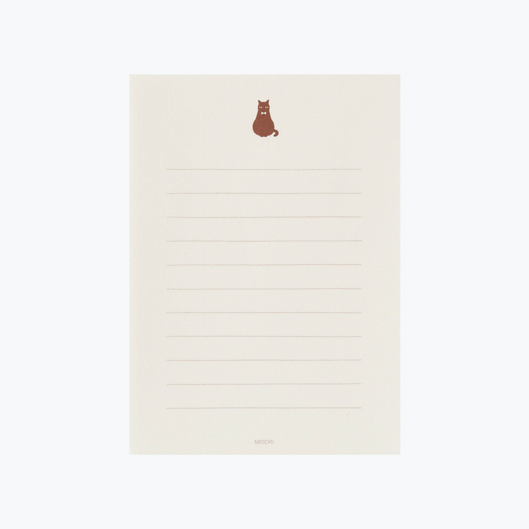 Midori - Letter Set - Animals - Black Cat