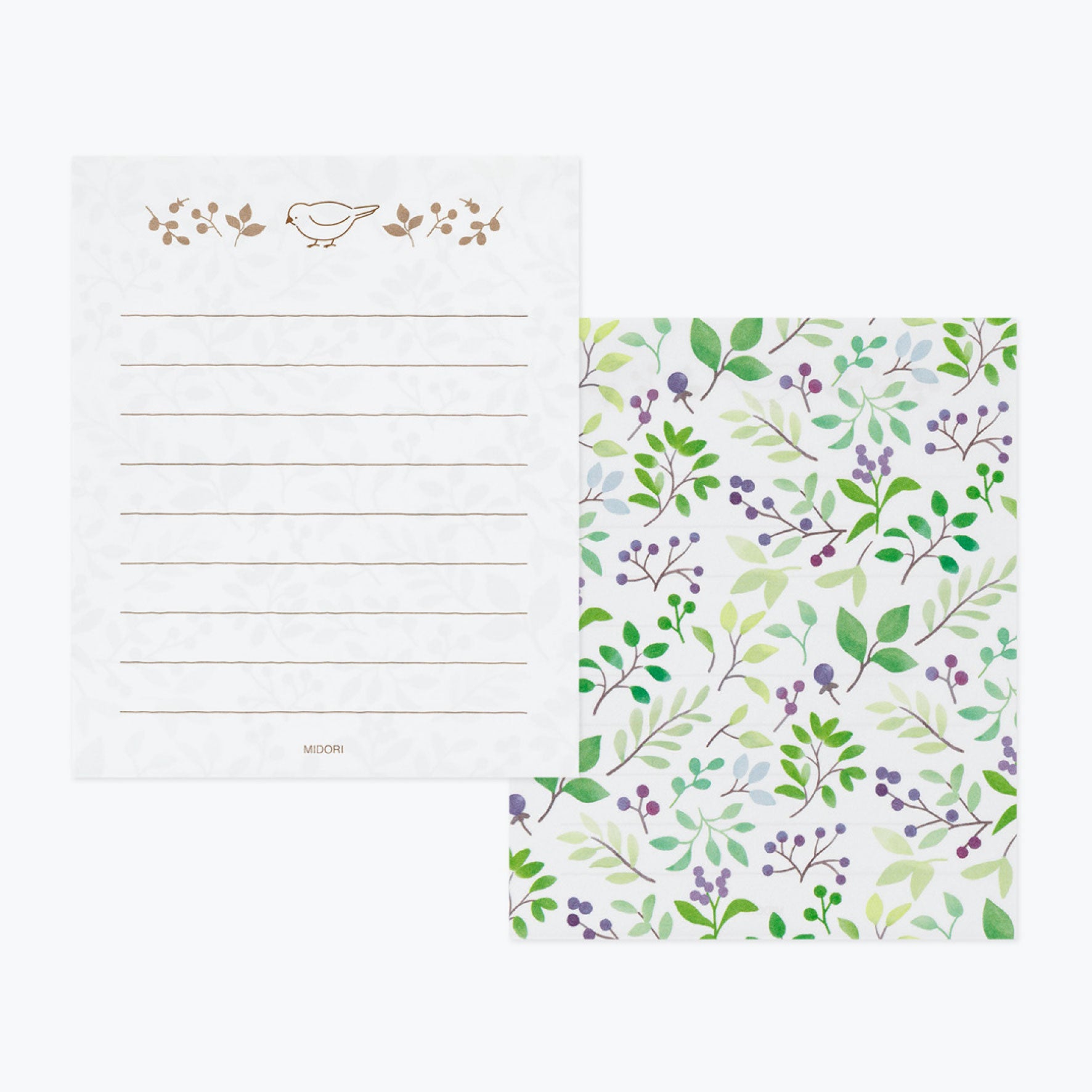 Midori - Letter Set - Animals in Nature - Bird