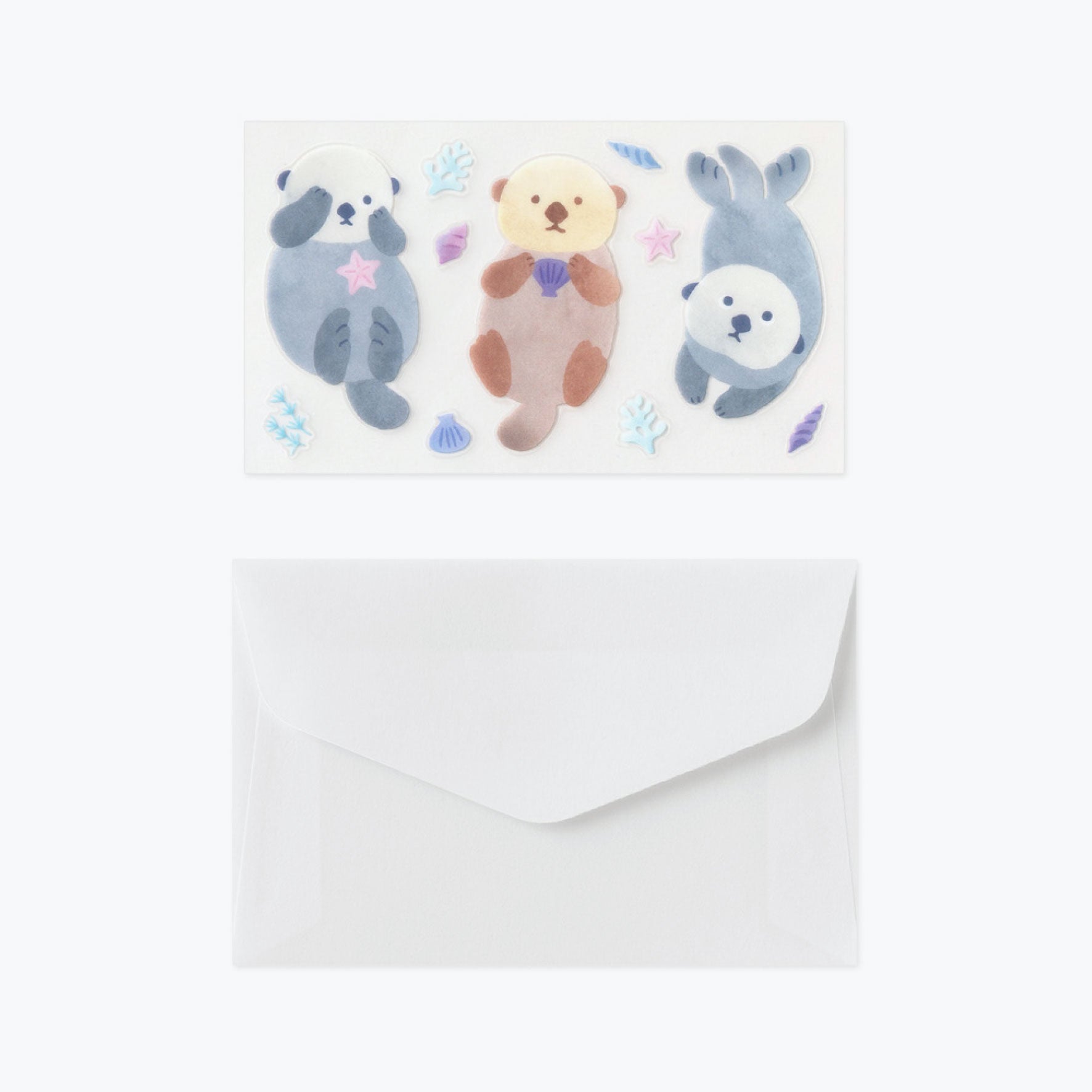 Midori - Letter Set - Animals in Nature - Sea Otter