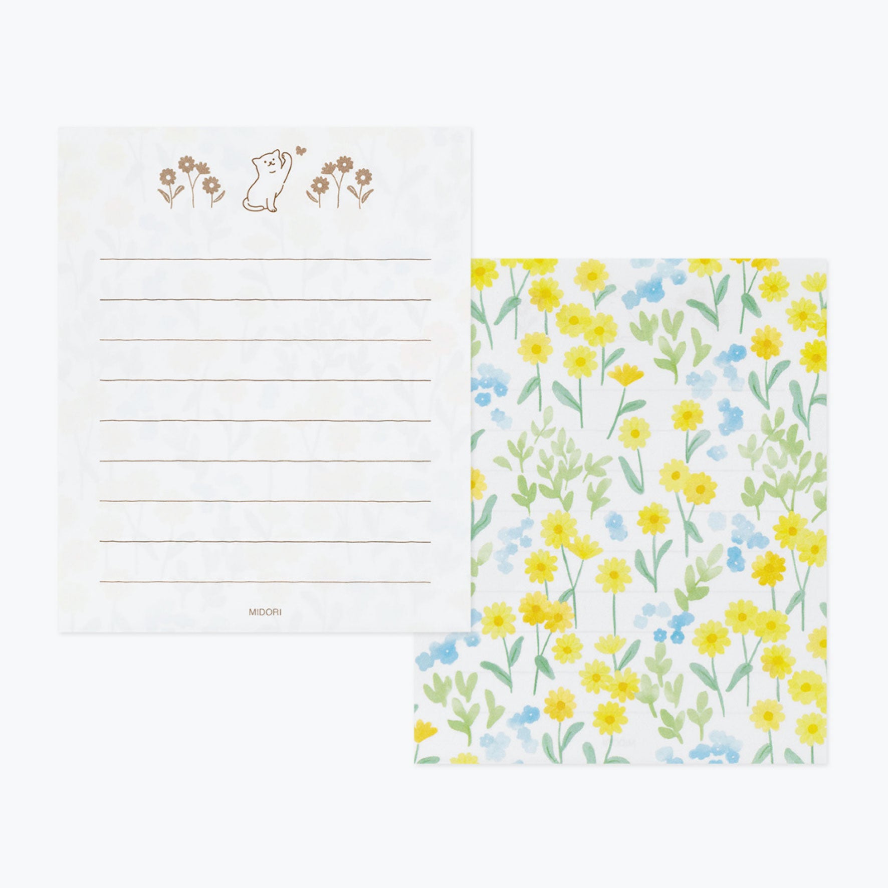 Midori - Letter Set - Animals in Nature - Cat