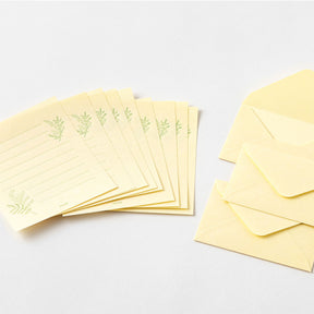 Midori - Letter Set - Hanairo Washi - Yellow