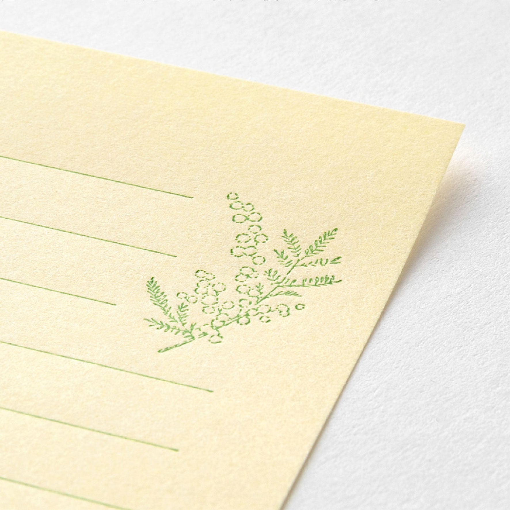 Midori - Letter Set - Hanairo Washi - Yellow