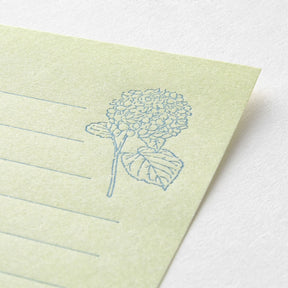 Midori - Letter Set - Hanairo Washi - Green