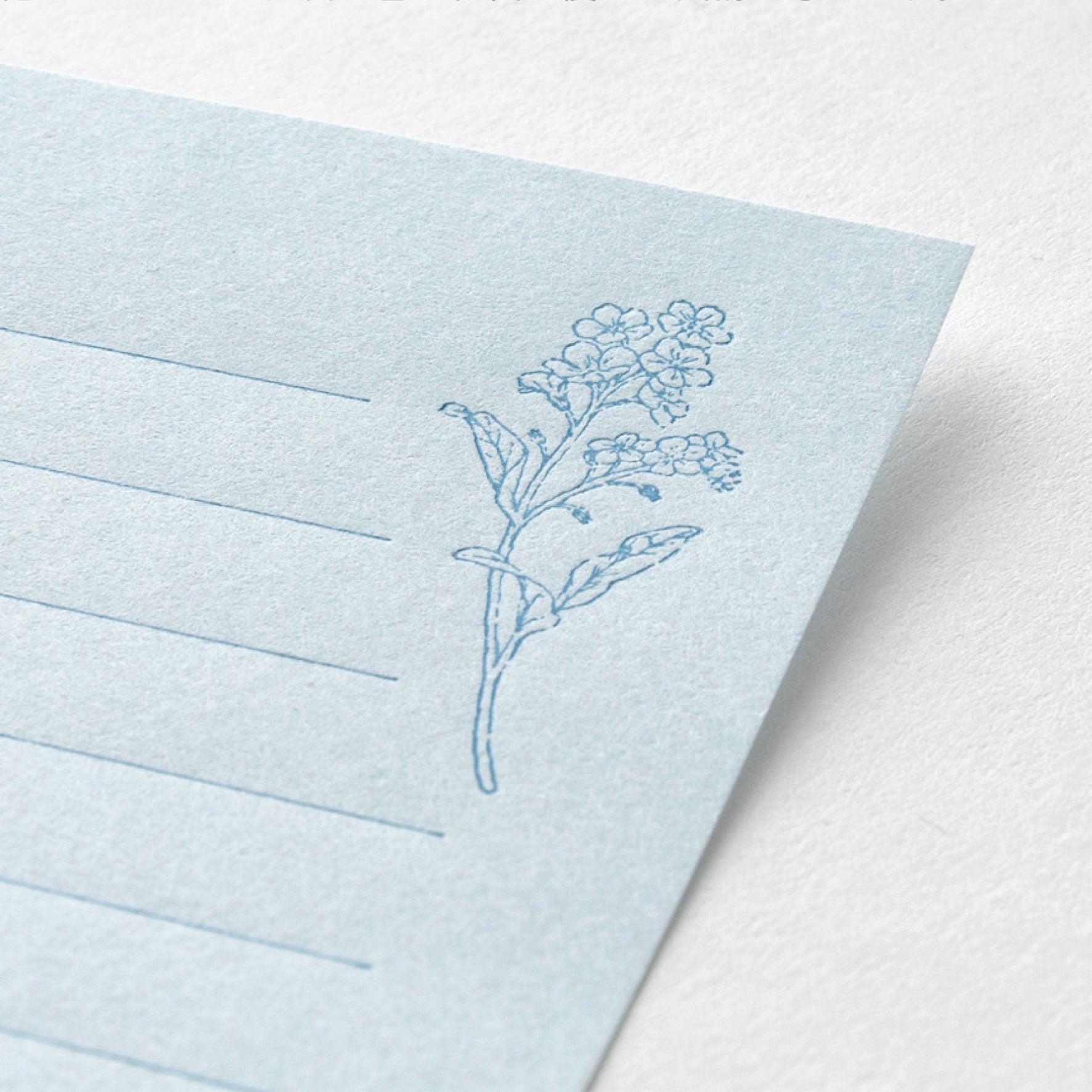 Midori - Letter Set - Hanairo Washi - Blue